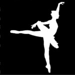 Dance Silhouette Decal 1