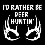 Deer Hunting Decal Sticker 01