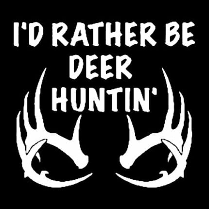 Deer Hunting Decal Sticker 01