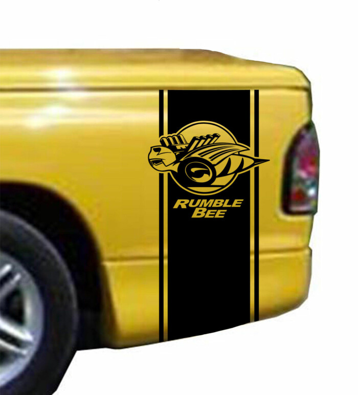 DODGE RUMBLE BEE TRUCK STRIPE COMBO DECAL KIT - Pro Sport Stickers