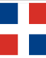 Dominican Republic Flag Decal