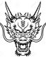 Dragon Die Cut Animal Tribal Decals  06