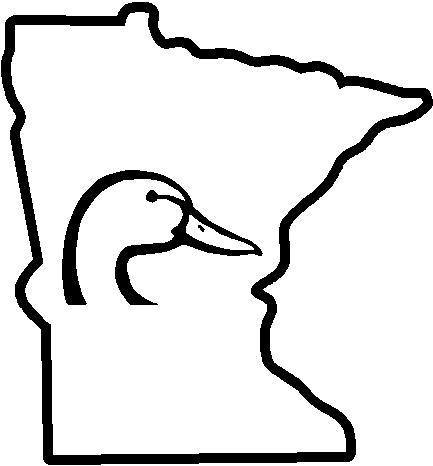 duck hunting outline