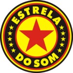 estrela som round sticker