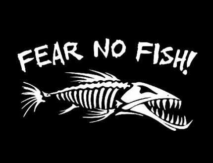 fear no fish die cut decal 3 - Pro Sport Stickers