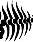 fish skull boating decal 55 LEFT