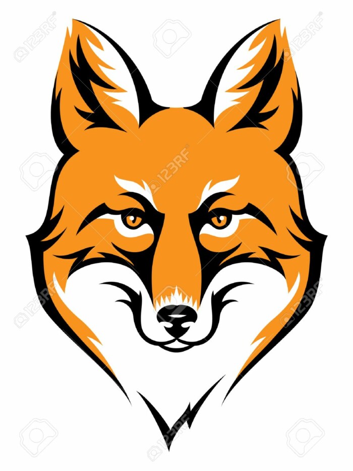 FOX ANIMAL CAR WINDOW STICKER 2