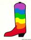 gay cowboy boot sticker