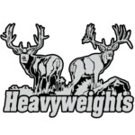 GRAY BLACK WHITE heavyweights sticker