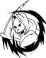 Grim Reaper Skull Decal3