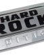 hard rock silver special edition adhesive chrome emblem