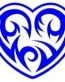 Heart Tribal Design 5