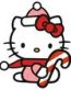 Hello K at Christmas Time Decal