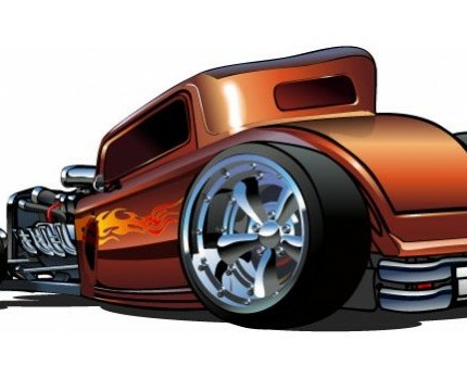 hot rod color auto sticker