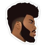 KHALID RAP MUSIC ALBUM COVER STICKER 3