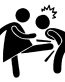 kick in the nuts funny car sticker