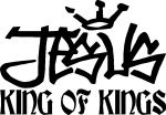 King of Kings Die Cut Vinyl Decal Sticker