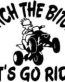 Lets Go Riding Off Road Die Cut Vinyl Decal