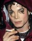 michael jackson unlit cigarette sticker