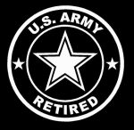 MILITARY RETIRED DIECUT army