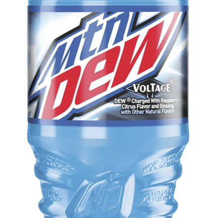 mountain dew voltage-bottle shaped sticker