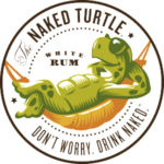 Naked Turtle White Rum Logo Sticker