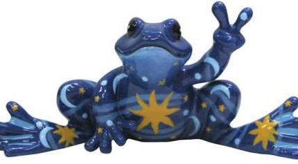Peace Frog Color Sticker 5