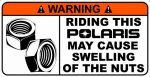 Polaris Funny Warning Sticker 6