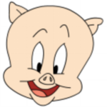 PORKY PIG HEAD