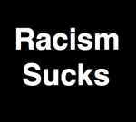 racism sucks diecut decal