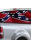 RWG rebel flag wave rear window see thru graphic