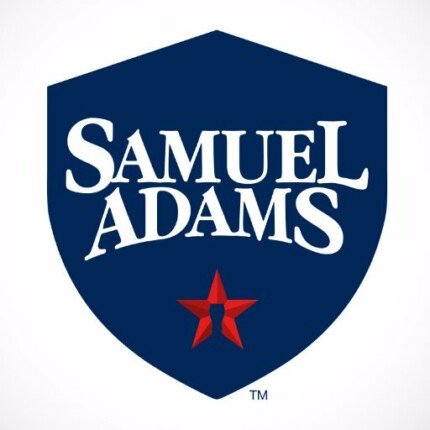 Samuel Adams Shield Shaped Sticker