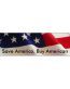 save_america_buy_american_bumper_sticker GO USA