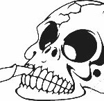 Skull Vinyl Decal Sticker 46