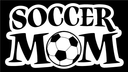 Soccer Mom Window Wall Sticker 3