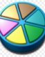 Trivial Pursuit Board game logo sticker