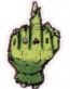 ZOMBIE FLIP HAND STICKER COLOR