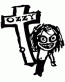 Ozzy Ozbourne Cross Decal