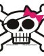 Skull Decal Sticker 17
