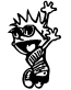Calvin Happy Decal