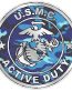 ACTIVE DUTY MILITARY FILLS camo blue