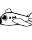 Aircraft Clipart Diecut Decal 17