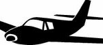 Aircraft Clipart Diecut Decal 32