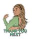 ariana grande thx next 101 band sticker