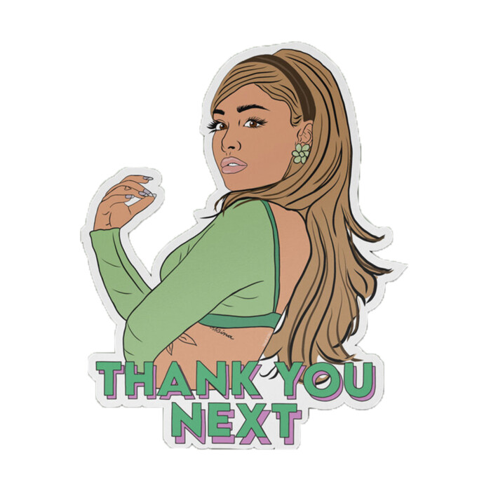 ariana grande thx next 101 band sticker