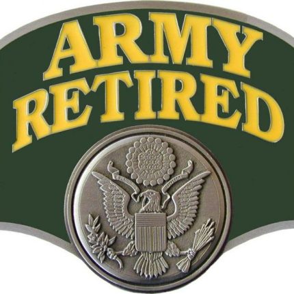 Army Retired Sticker