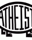 atheist fish die cut decal