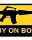 BABY ON BOARD AK47 STICKER