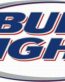 Bud Light Oval Decal White
