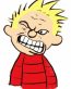 Calvin Faces Color Diecut Decal 4